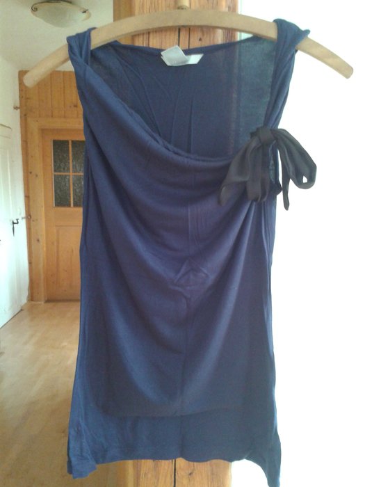 Shirt blau keine Ärmel