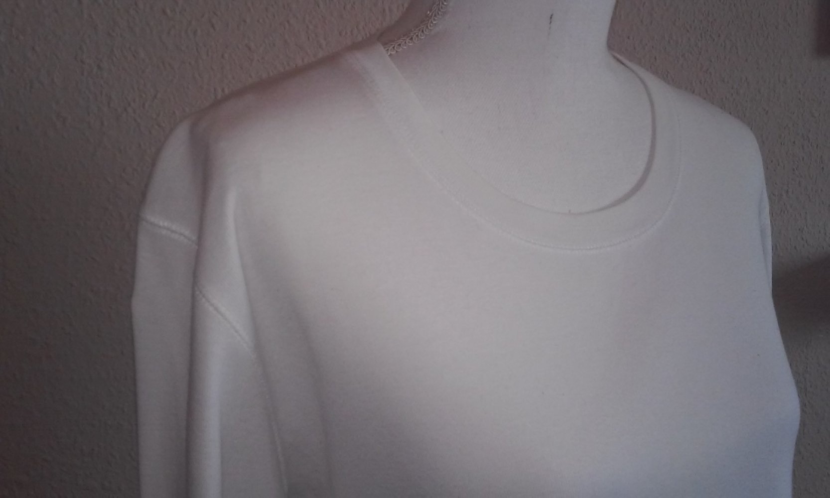 Sweatshirt Langarm Shirt Rundhals Pulli Freizeit/Sport/Unterzieher Basic-Oberteil 