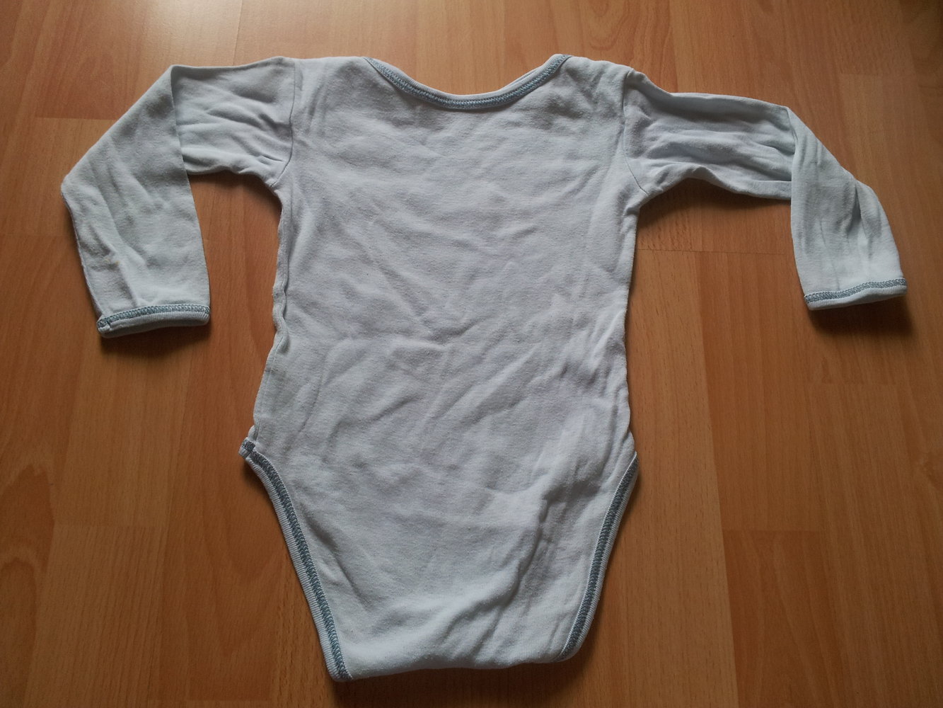 Body hellblau Hase Eisbär Sterne TCM Gr. 86/92 