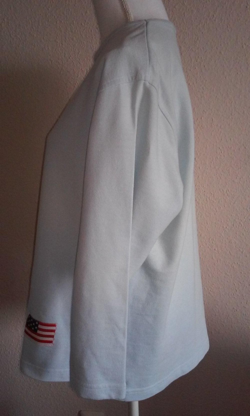 Sweatshirt Langarm Shirt Rundhals Pullover angeraut Freizeit Sport Basic Oberteil Jeanswear ER SIE