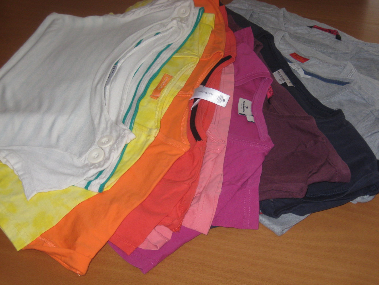 Tom Tailor Shirt mit Print   und Niet-Pailletten #Größe XS (164?)