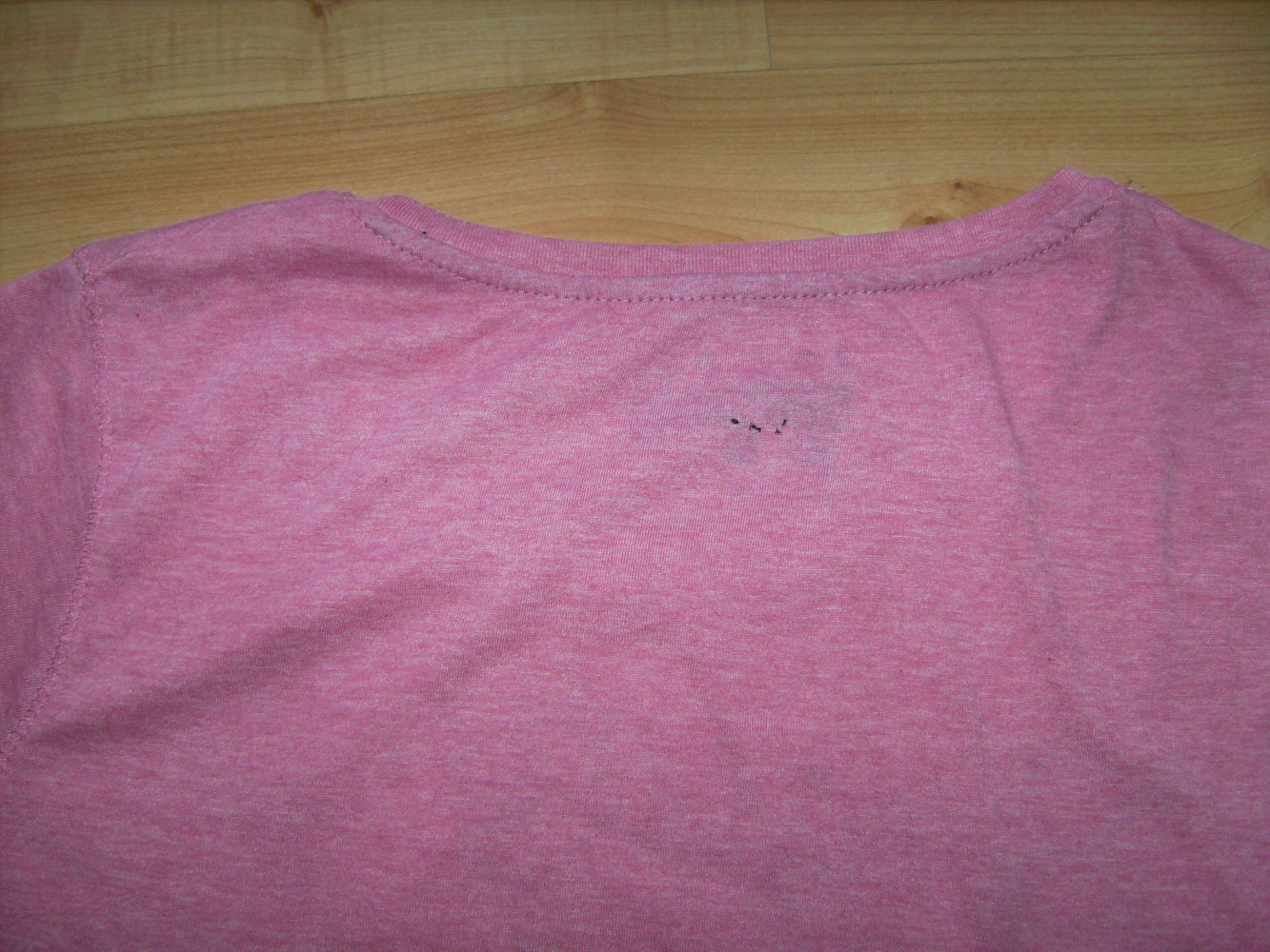 Think Beauty! Verschenke T-shirt Gr. 42-44 an Sammelbesteller, Kurzarm Shirt pink mit Printdruck, Ladylike Beauty Lip Line