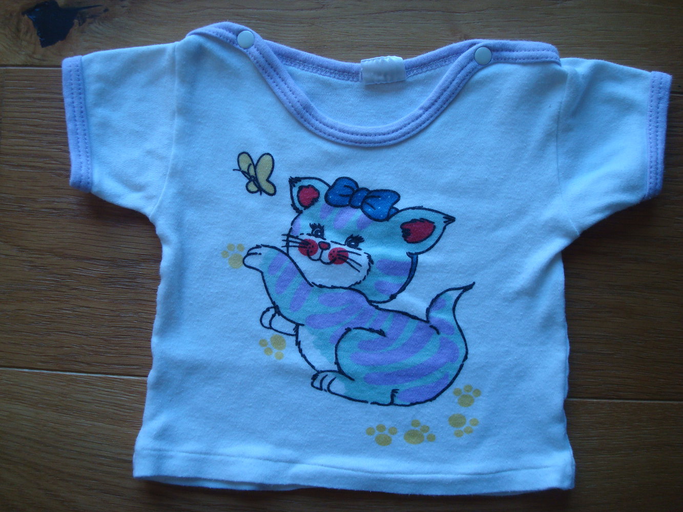 T-Shirt mit Katze Gr. 68