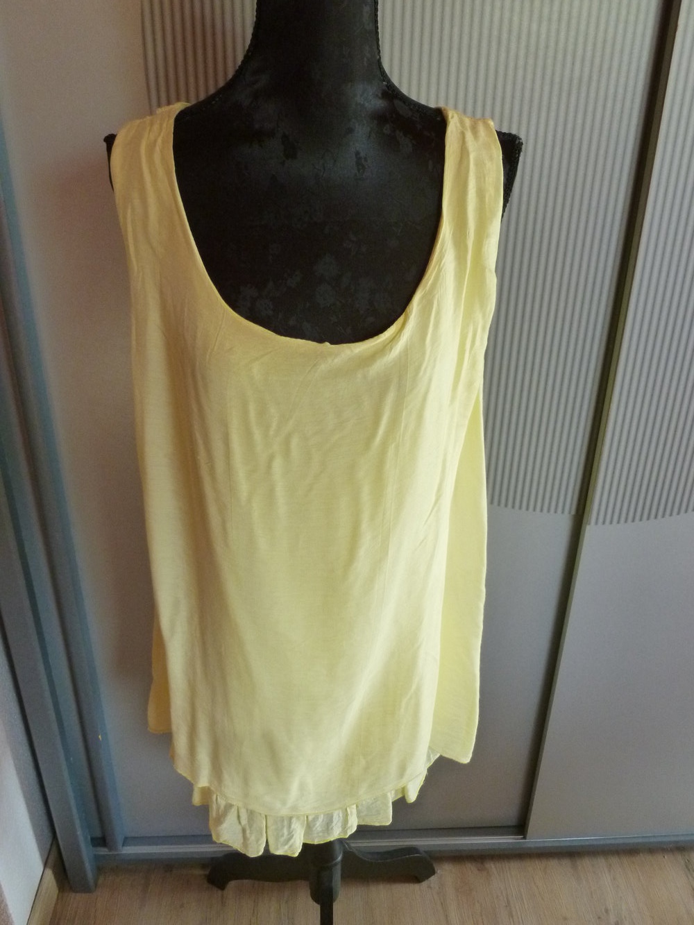 Kleid Shirt gelb Made in Italy