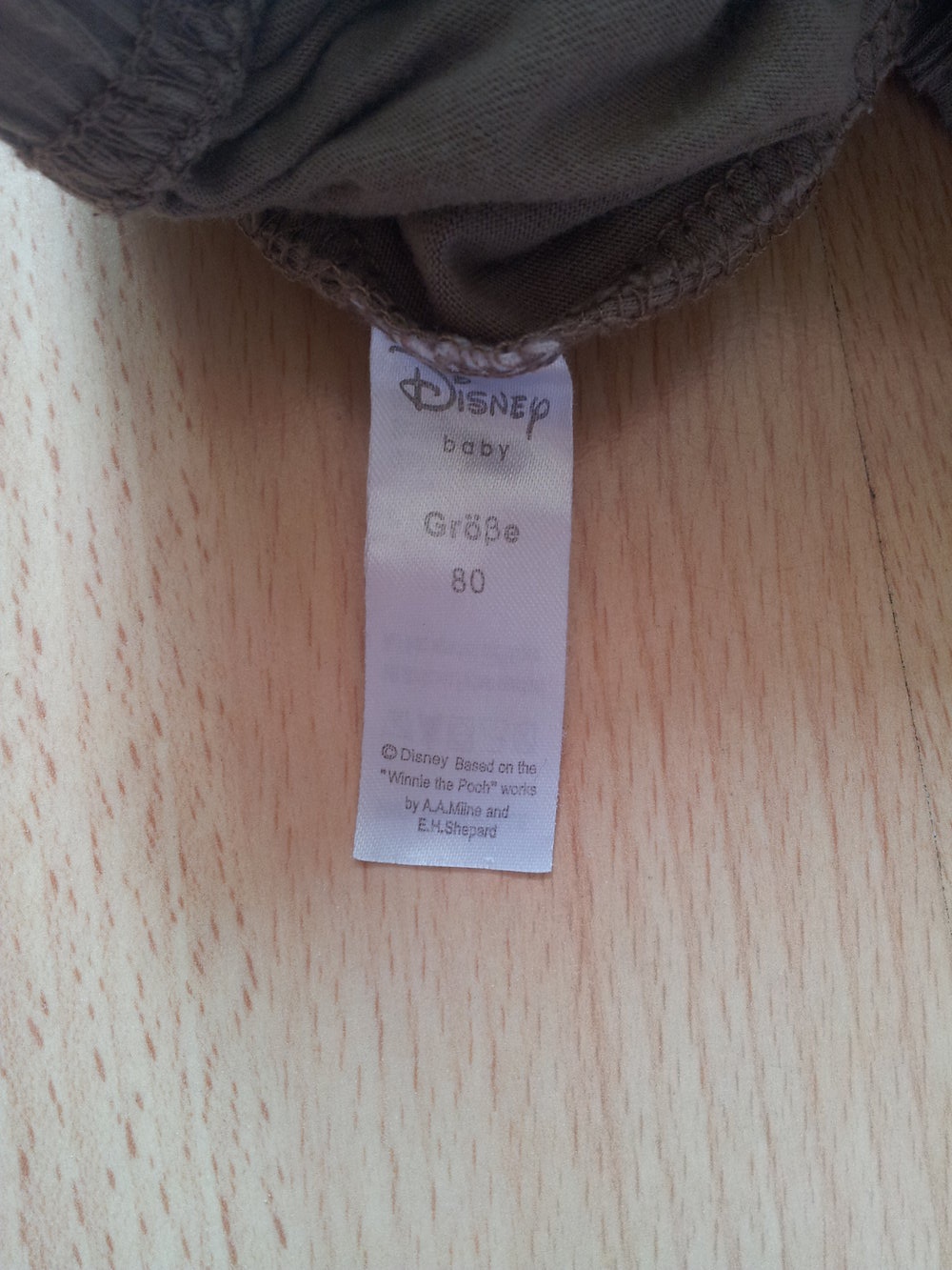  kurze Hose braun Disney Baby Gummibund Gr. 80 