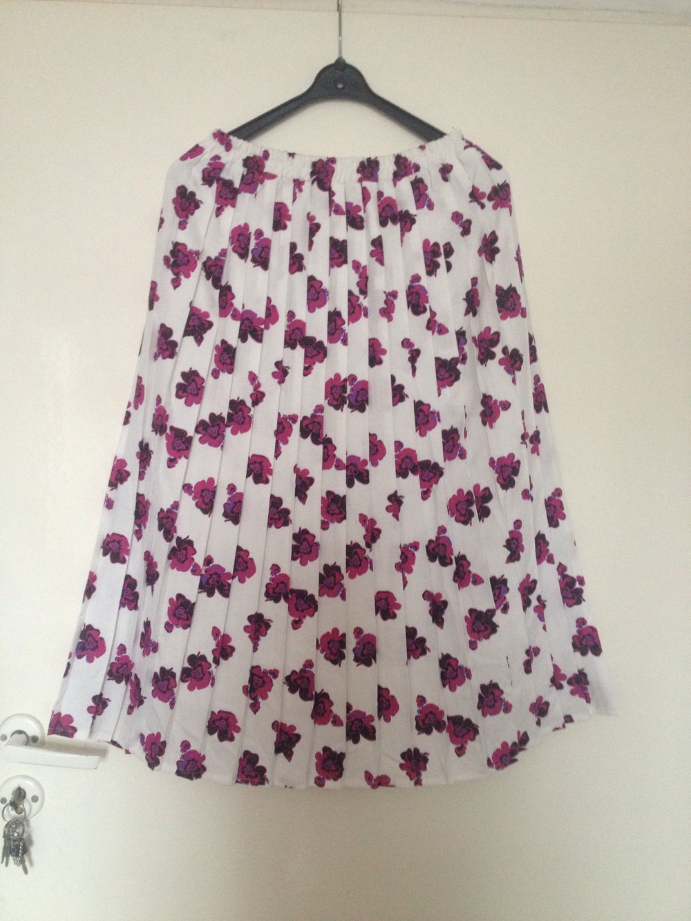 Exclusiver Vintage Plissee Blümchen Rock