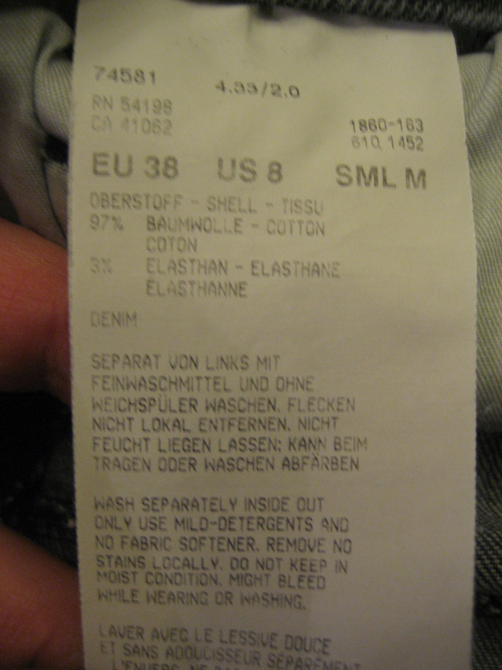 Bogner Jeans, Hose, grau, Gr. 38, US 8