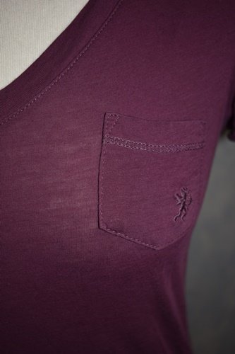 Dunkelrotes T-Shirt von Esprit