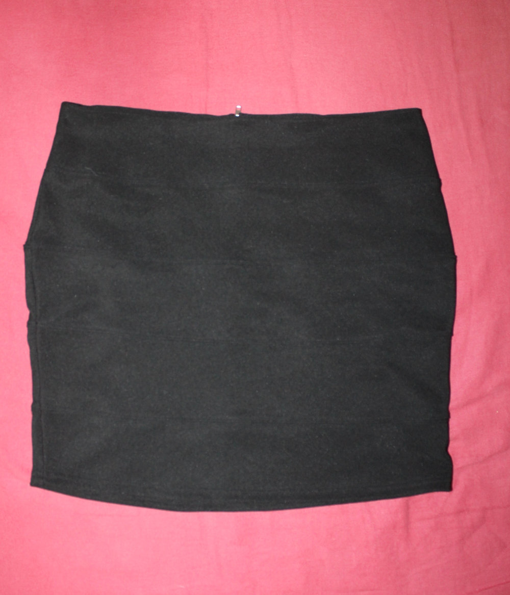 sexy Taillenrock in schwarz