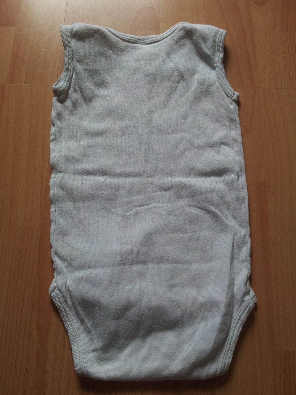  Body weiß Vögel ohne Ärmel Gr. 74/80