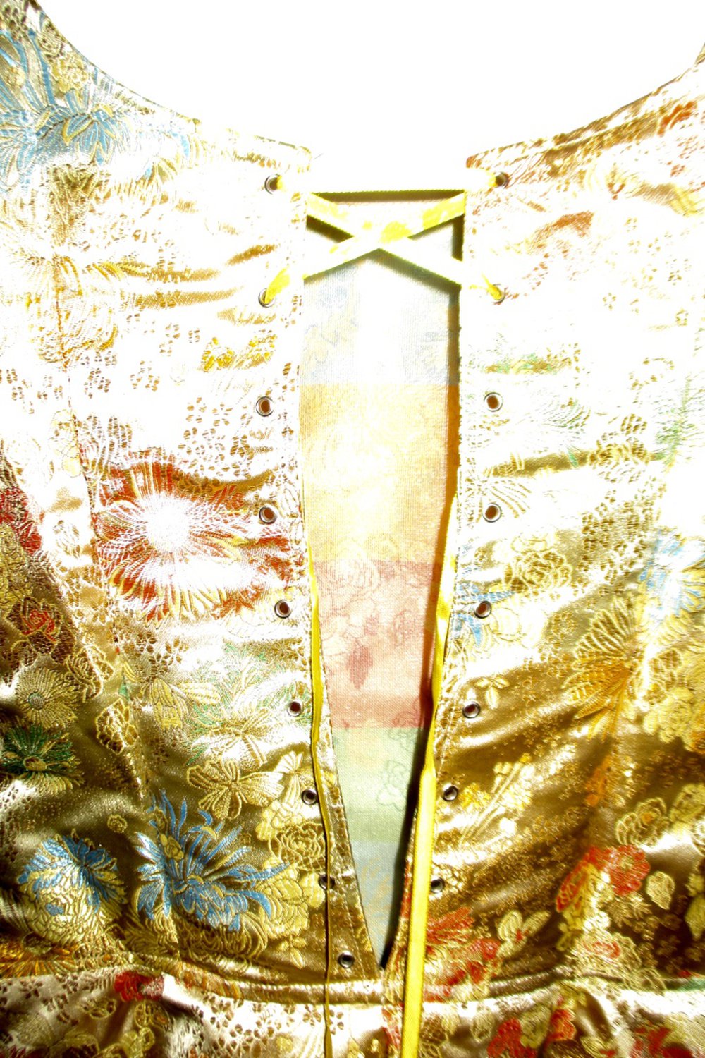 NEU Kostüm Marie Antoinette kurz gold bunt französische Königin Prinzessin Gräfin French Queen historisch Renaissance Barock Rokkoko