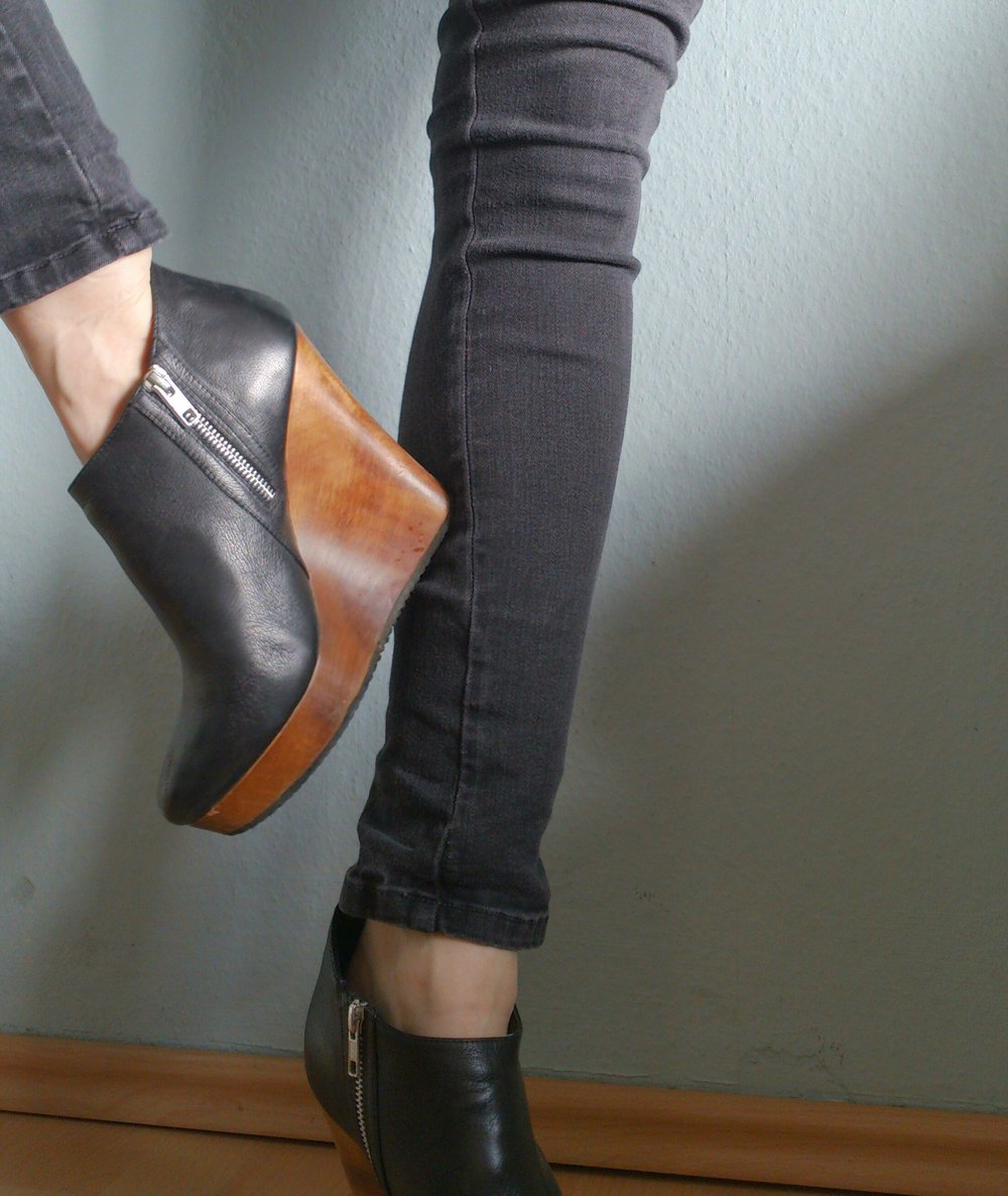 Buffalo Wedges, Plateau Stiefelette, Ankle Boots mit Keilabsatz
