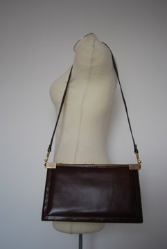 Vintage  Leder   Umhängetasche  Bag  Trendi