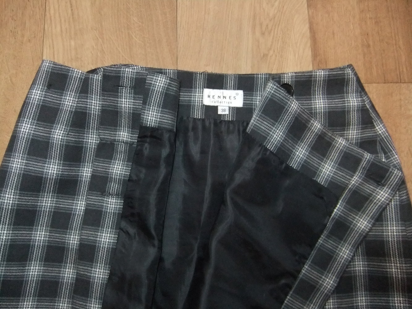 karierter Damen Business Rock von H&M Gr. 38 S 