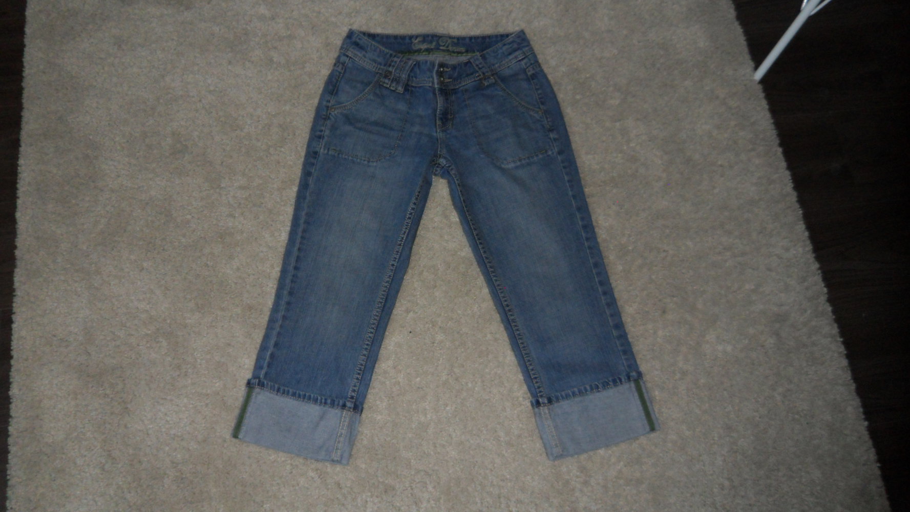 Esprit Jeans - 3/4 - Jeans - 34/36 - tolle Waschung - süßes Design