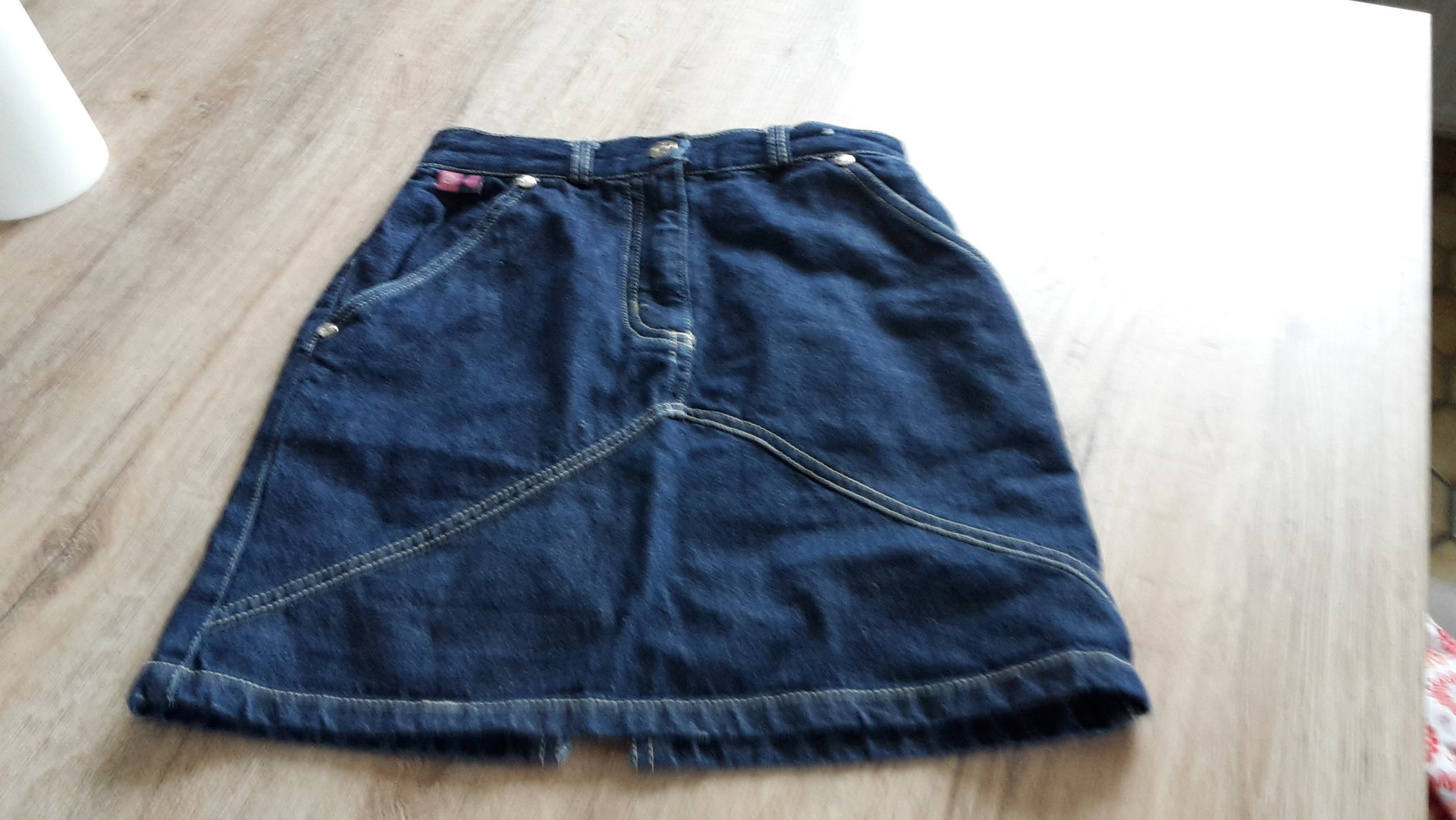 Gr.140 Jeans rock Sommer Mädchen süss