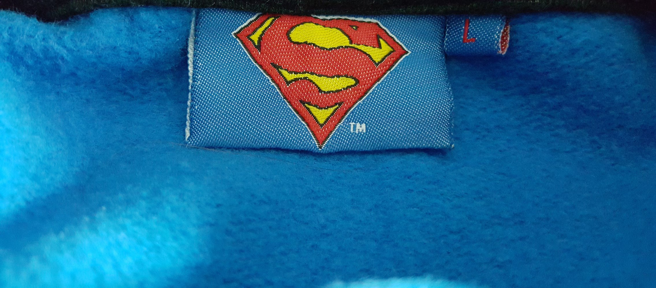 Superman DC Fan Hoodie L 40 auch M 38 mit Kapuze 