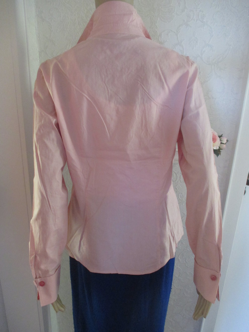 NEU * DESIGNER * Business * Freizeit * Silber Nieten * Hemd- Bluse 