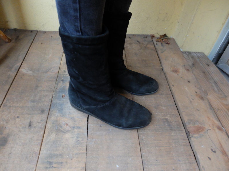 Wildlederstiefel von Ecco gefüttert Winterstiefel Lederstiefel Vintage Hipster Blogger