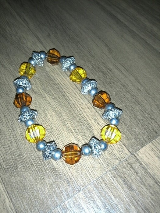 Braungoldenes Schmuckstein Armband