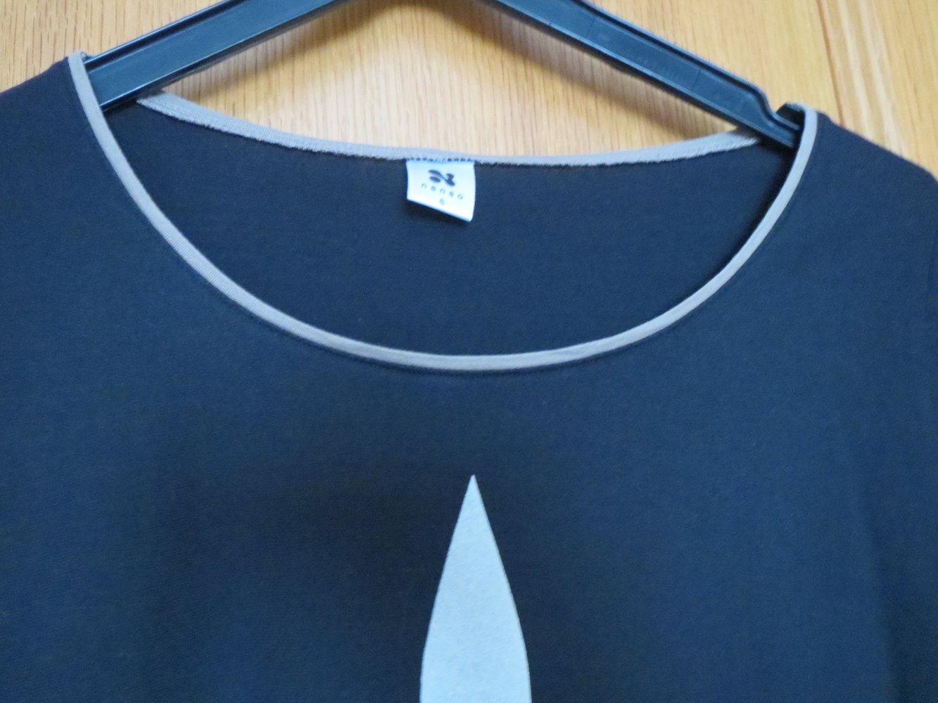 Shirt, Gr.38/40, Langarm, schwarz