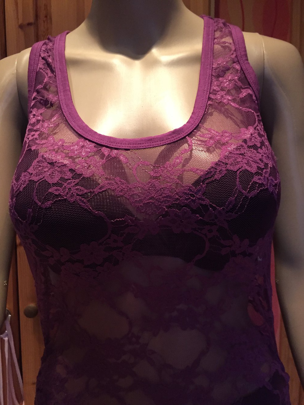 Spitzentop lila Gr. S Tally Weijl