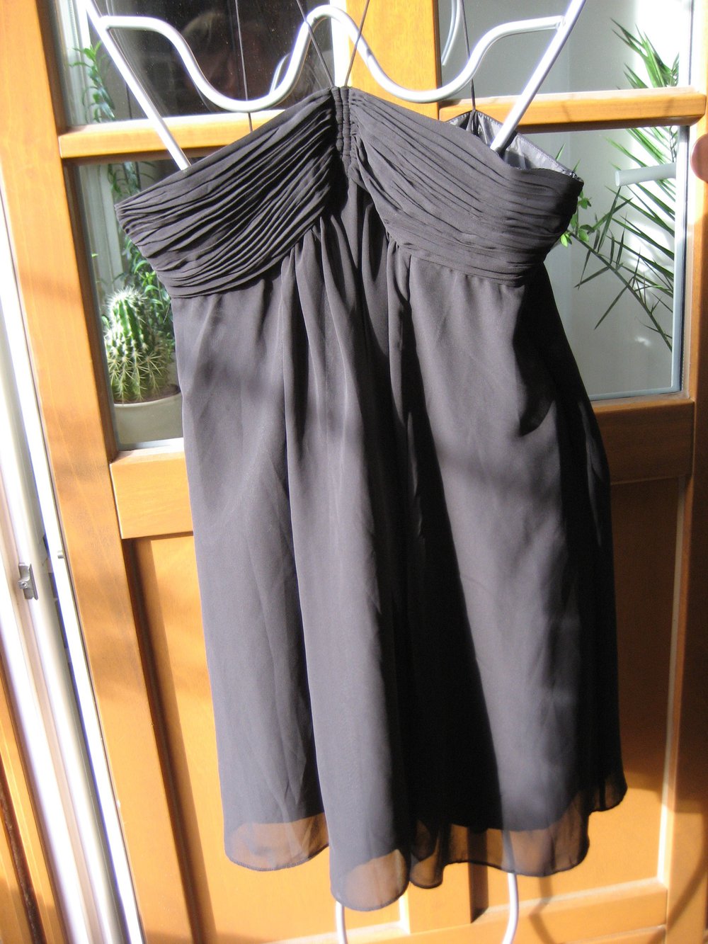 Cocktailkleid Zara Basic, Gr. L, schwarz