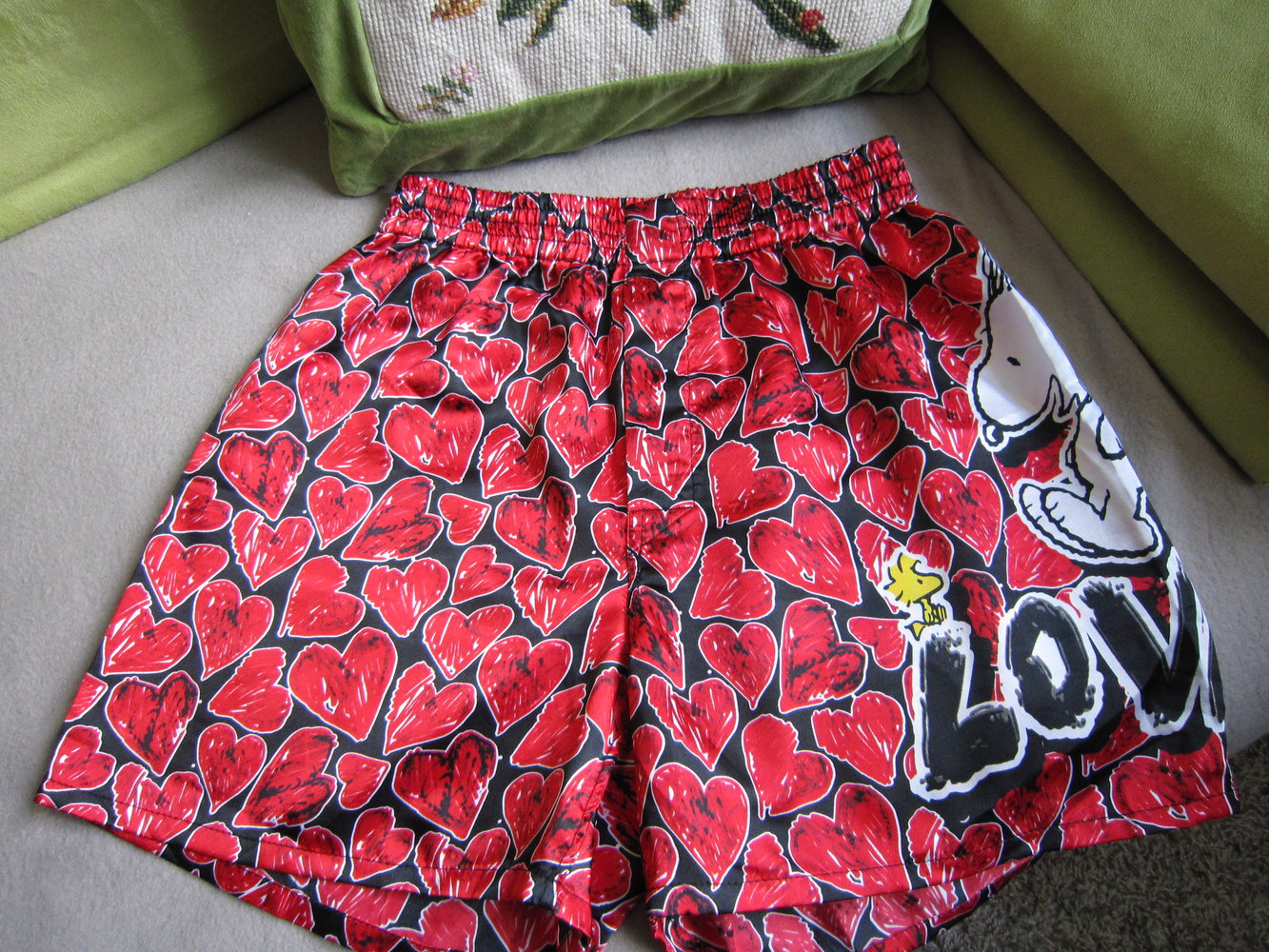 Snoopy Boxershorts Herzen