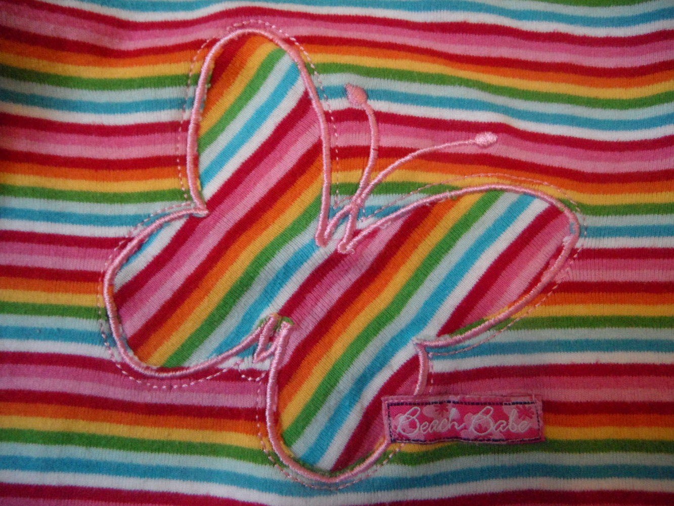 little girl star regenbogenbuntes weiches Langarmshirt