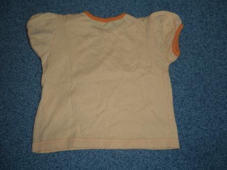 zuckersüßes T-Shirt Gr. 68 Puffärmel, Stickerei