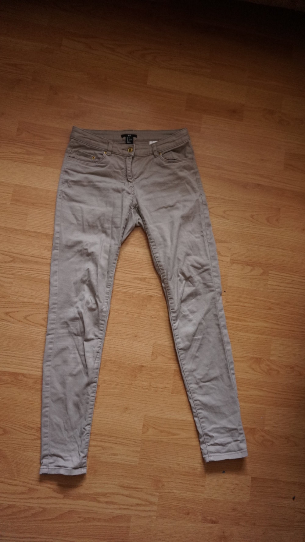 graue Hose H&M Skinny Gr. 36