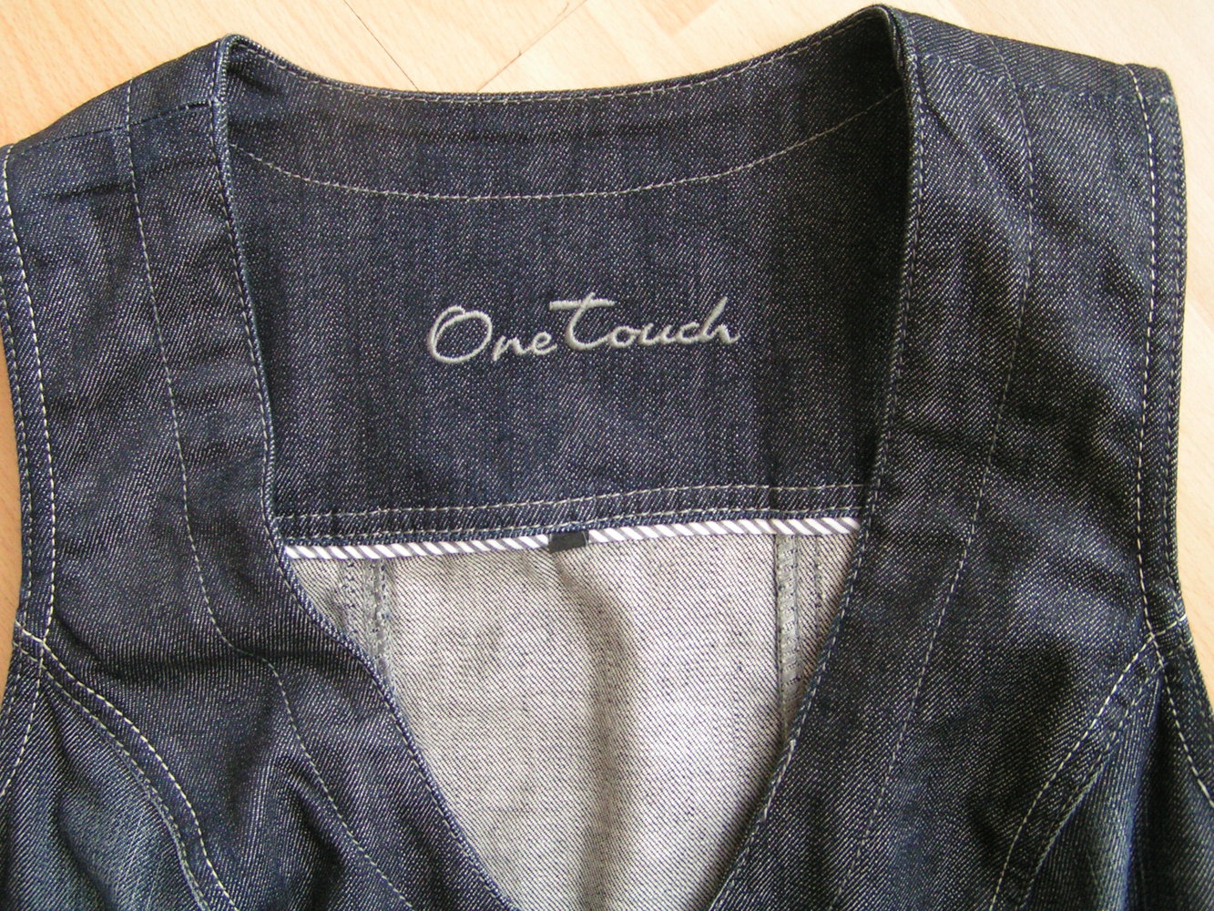 One Touch Boecker Jeans Weste darkblue Gr. 40 M Neu 99,95