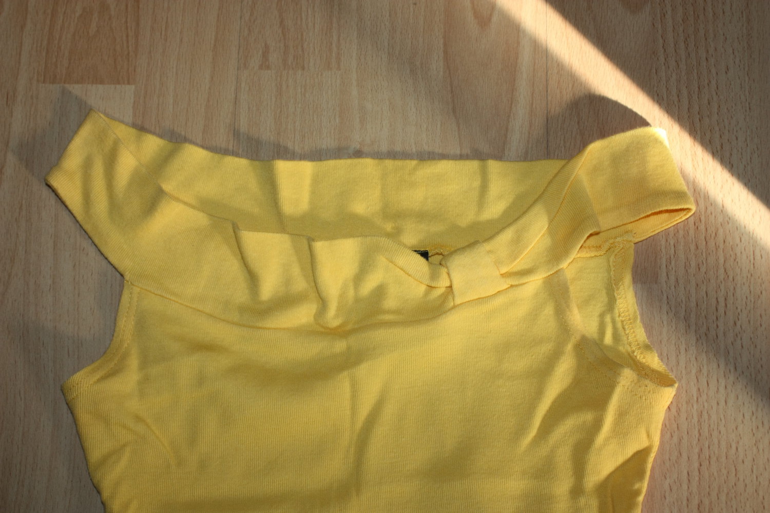 Gelbes Carmen Top Tally Weijl Gr. S