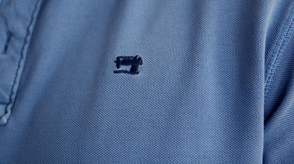 Scotch & Soda Herren Poloshirt Polo Shirt blau Gr. L