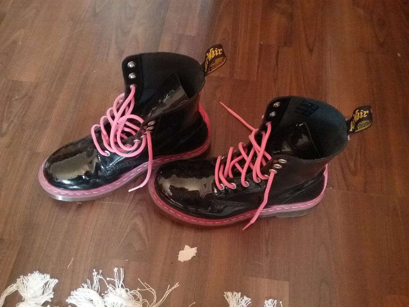 Dr.Martens Air Wair schwarz pink