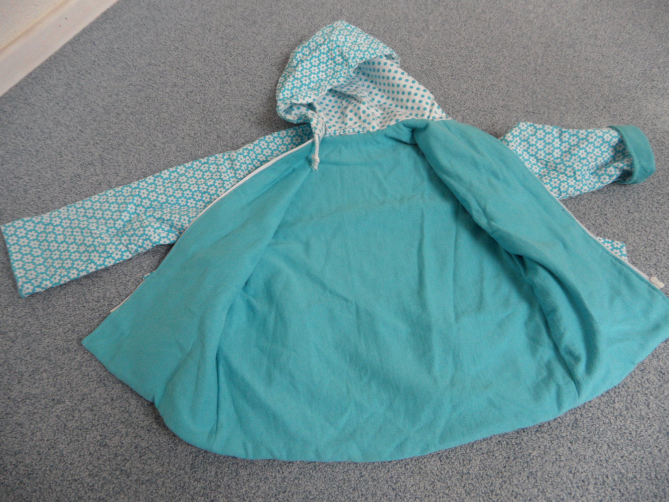 DIY Farbenmix ausgefallene Jacke Zipfel Sommer