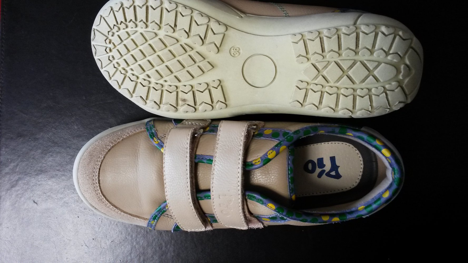 16. Ledersneakers von Pio Bio, Gr. 36