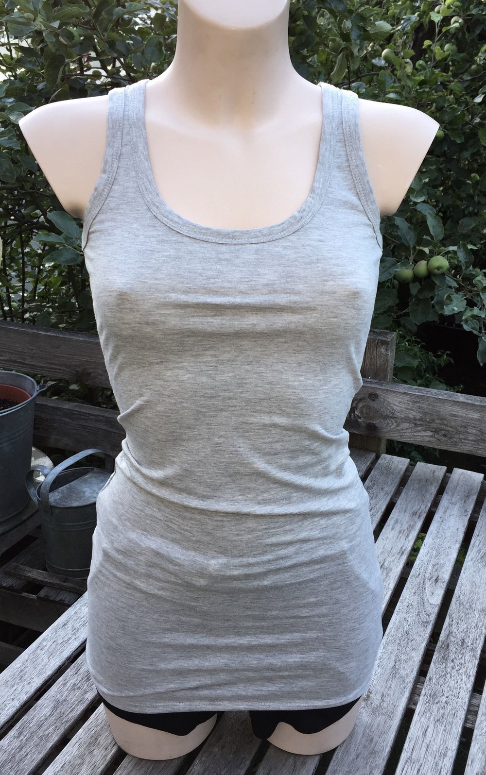 MADONNA Longtop  TANKTOP grau Gr. XS