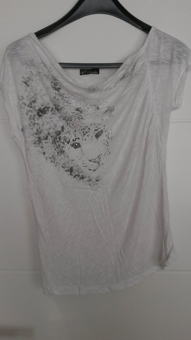 Shirt mit leo One-Shoulder