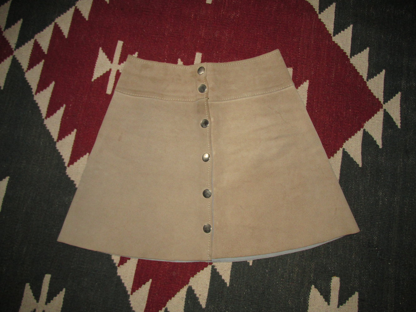 Vintage Wildleder Rock