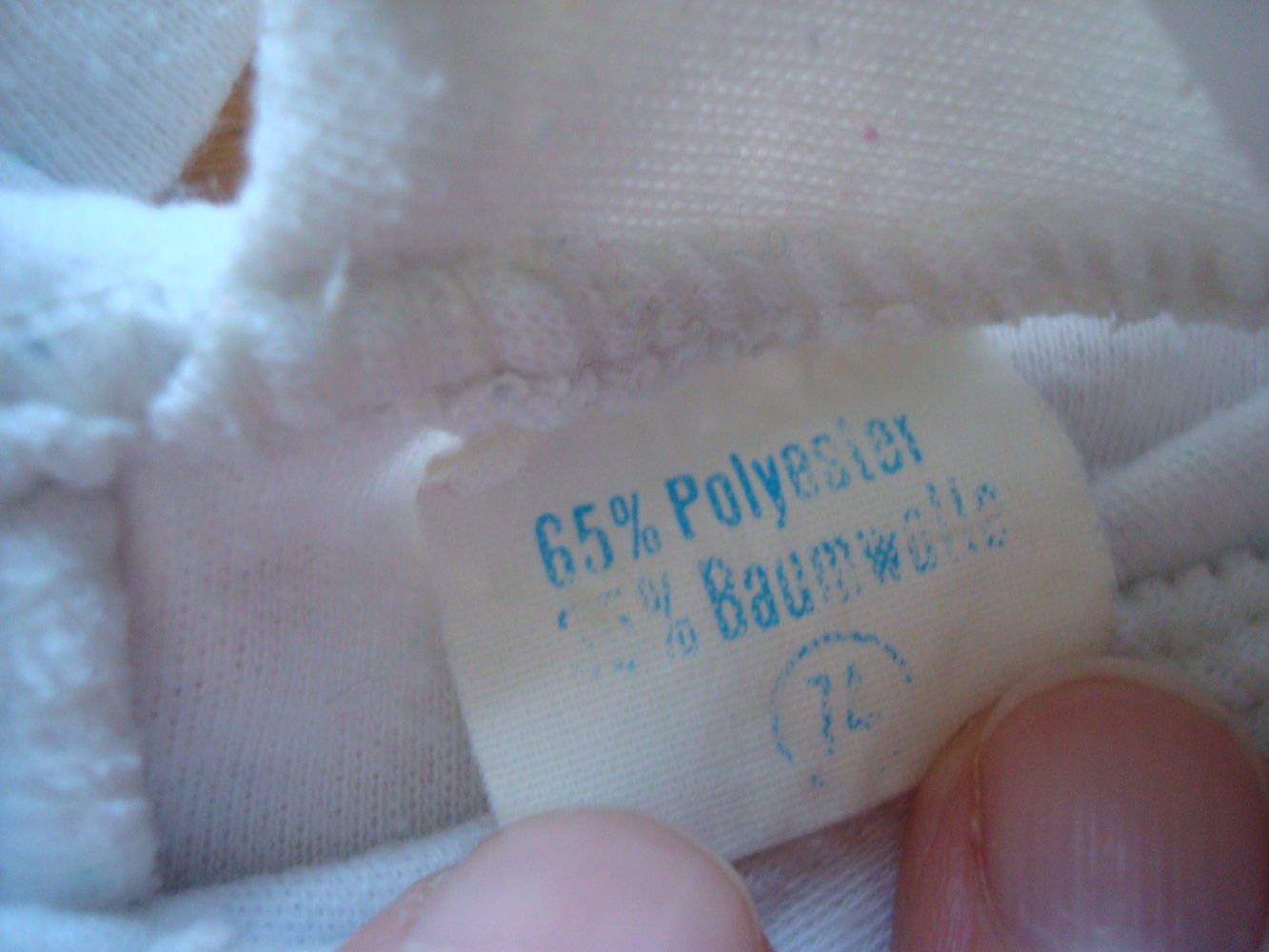 T-Shirt mit Kragen und Punkten Gr. 74