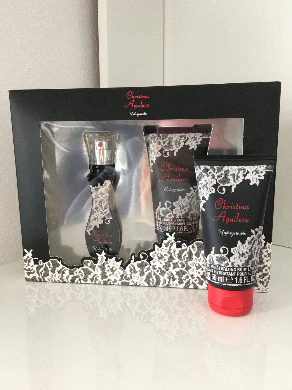 Christina Aguilera Unforgettable Parfümset mit Bodylotion & Duschgel