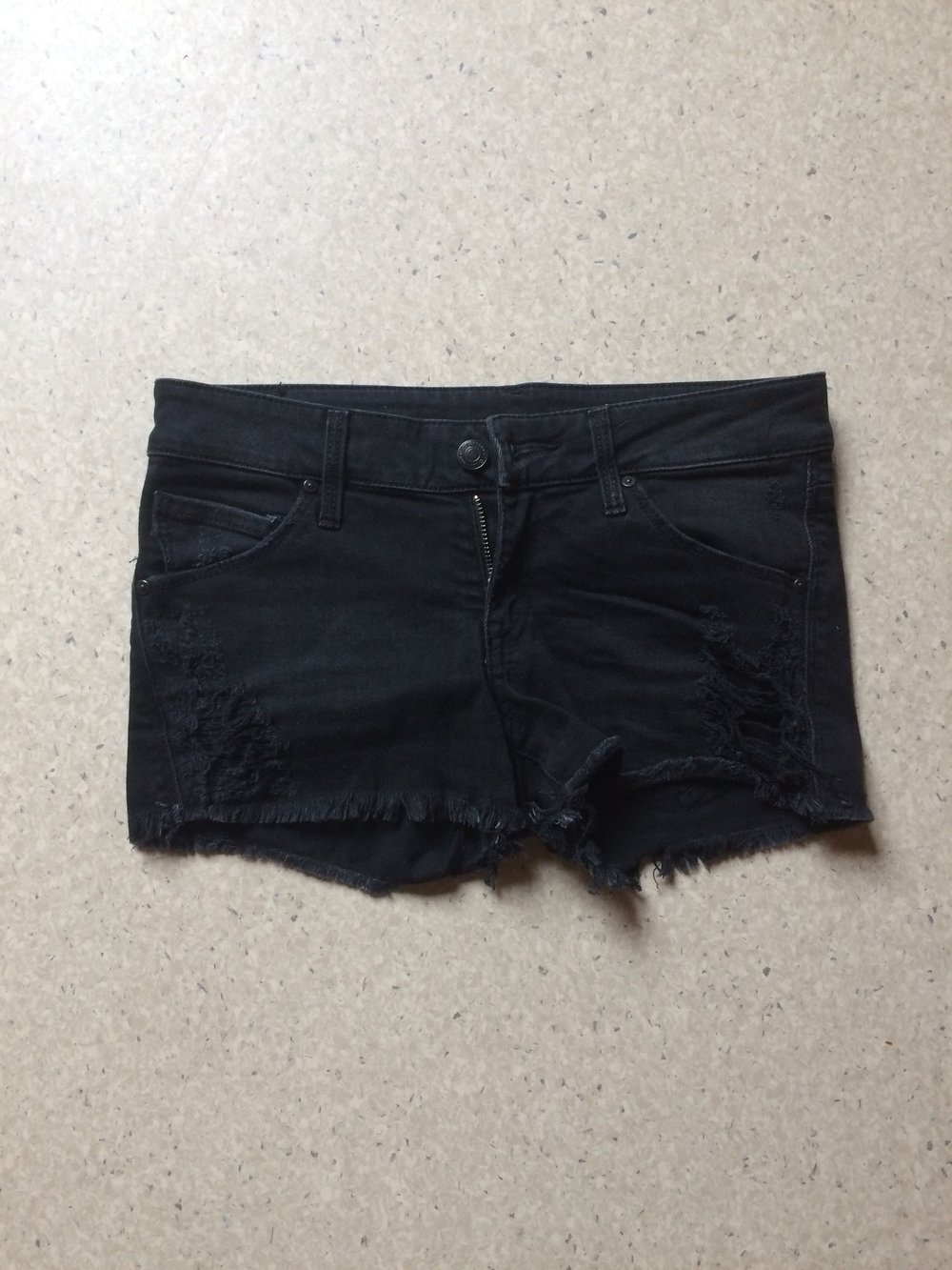 Jeans Shorts Hotpants H&M Destroyed Used look