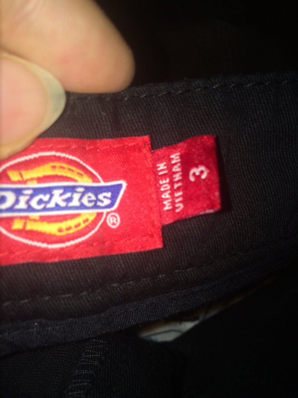 Dickies Arvada Boyfriend Hose schwarz aus USA