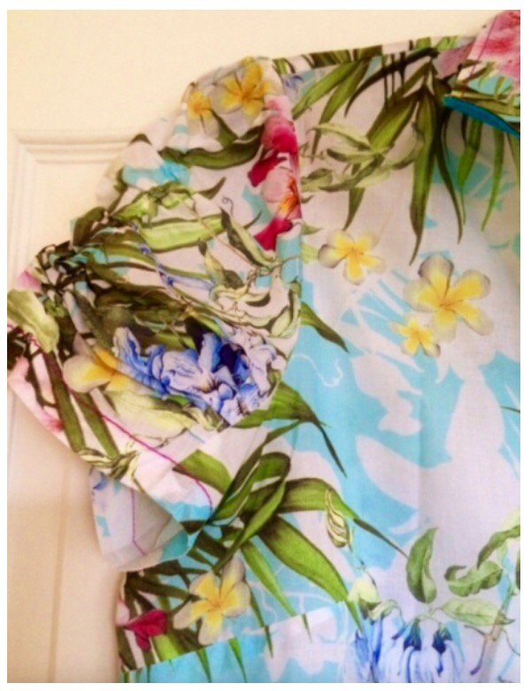 Exotik Flowers Bluse