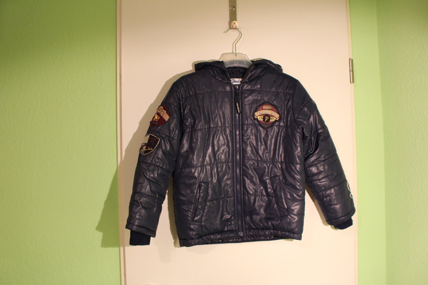 235. Winterjacke mit Kapuze von Pacino, Gr. 128, 7 Jahre