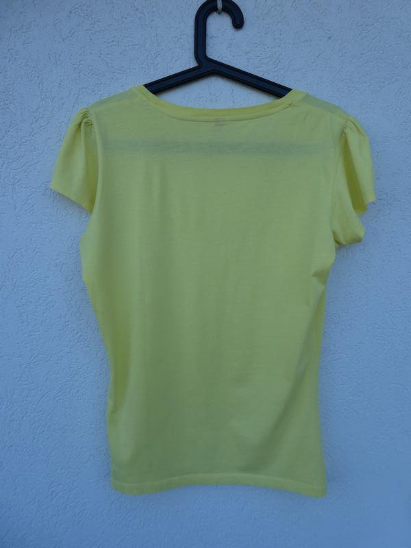 Esprit – T-Shirt, hellgelb – Gebraucht, fast wie neu
