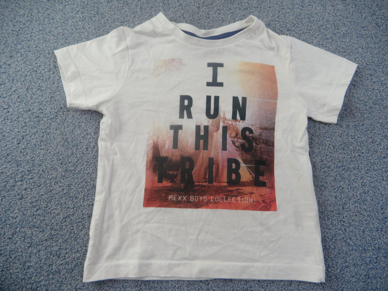 Mexx T-Shirt Tipi Indianer Gr. S = 92/98/104 Sprücheshirt