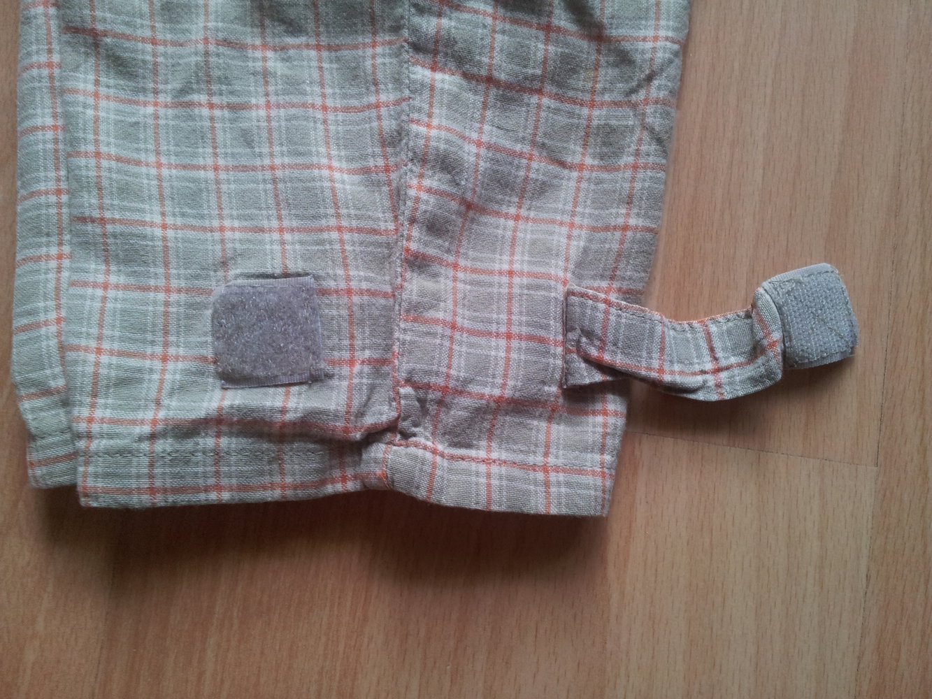 kurze Hose Sommerhose beide orange kariert Gr. 86