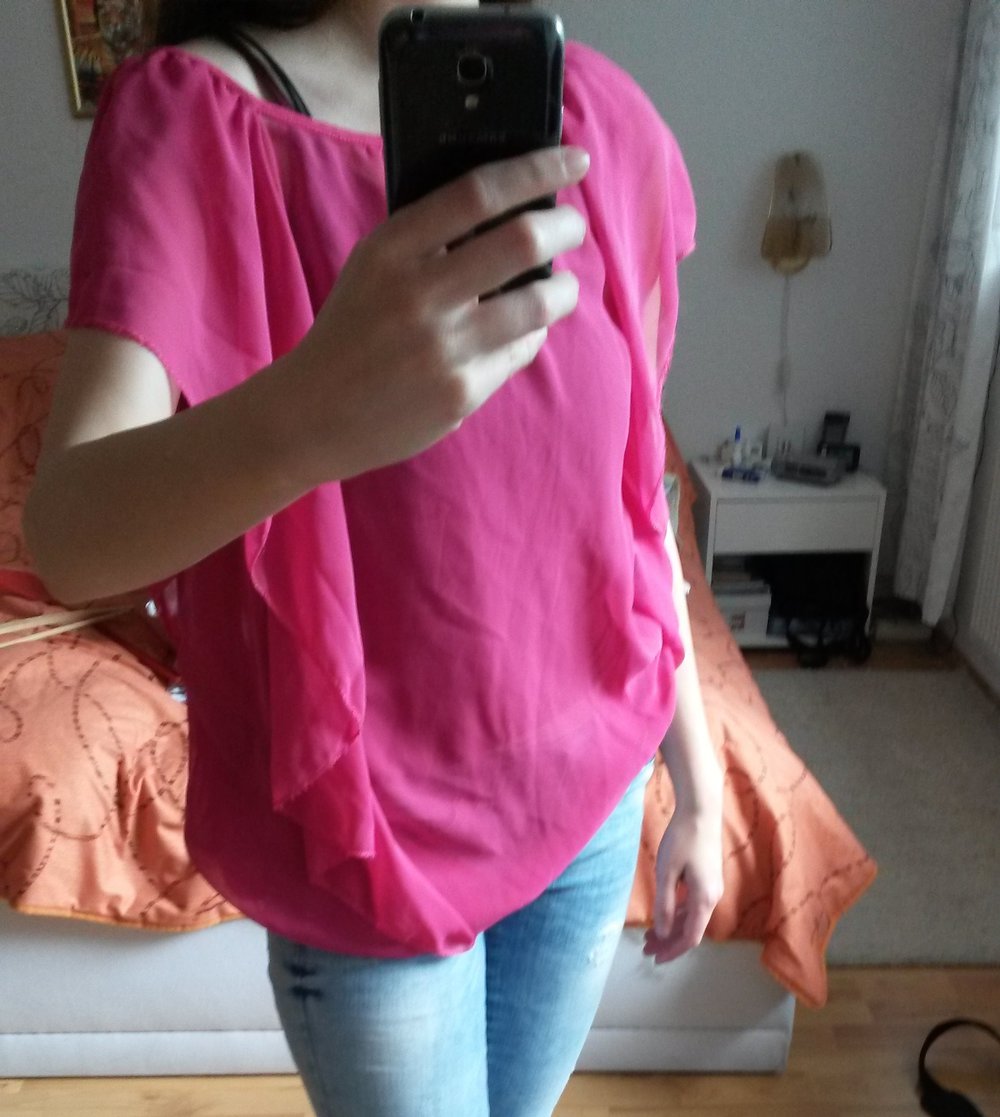 Pinkes Oberteil Gr. 36/38